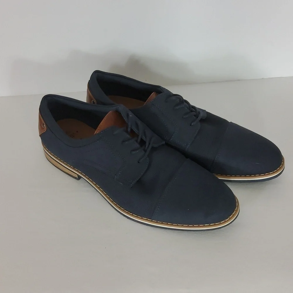 Sonoma Men's Gray Lace Up Round Toe 10 M